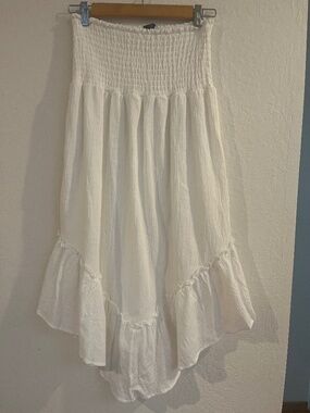 Handkerchief Hem Midi Skirt -size XS